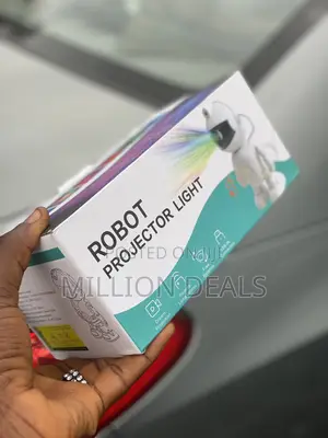 Portable Robotic Multicolor Night Light Projector