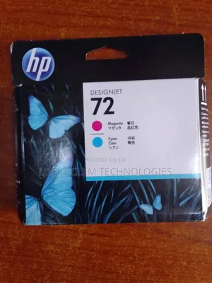 HP 72 Magenta and Cyan Printer Head