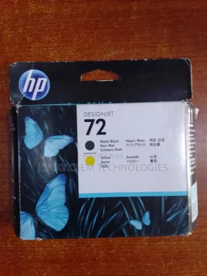 Hp 72 Black and Yellow Print Head