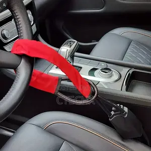 Universal Steering Wheel Lock Anti-Theft Device - Black