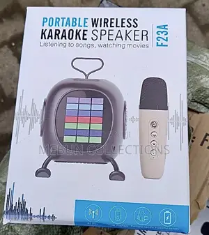 Rechargeable Mini Karaoke Speaker With One Microphone