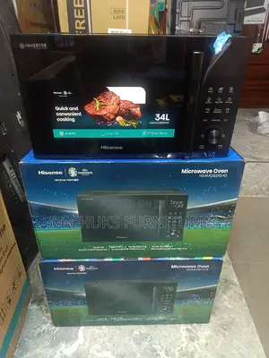 Hisense Inverter Microwave With Grill (34 Liters)Black Color