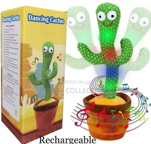 Rechargeable Dancing Talking Cactus Toy for Babies/Kiddies