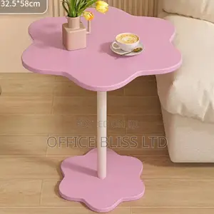 Living Room Side Stool - Pink