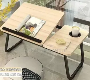 Adjustable Laptop Table With Cup Holder