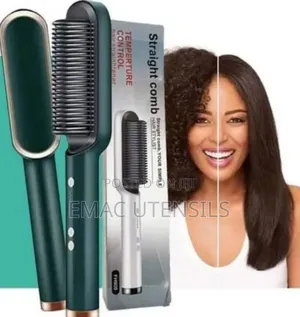 Straight Comb Temperature Control Hair Straightener