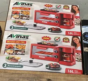 AVINAS 3 In 1 Electric Breakfast Machine Multifunction