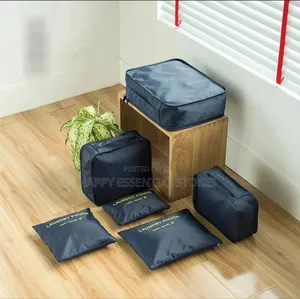 6 in 1 Travel Organizer Available in Black Wine Pink Blue