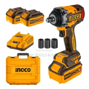 Ingco Heavy Duty Cordless Drill Brushless Impact Wrench