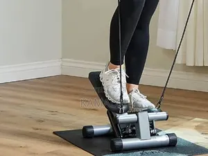 Mini Stepper With Resistance Bands