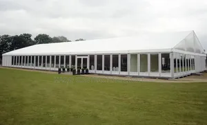 40m×20m Large Waterproof PVC,Glass Marquee Tent Construction