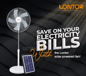 Rechargeable Standing Fan CF099 With Solar Panel
