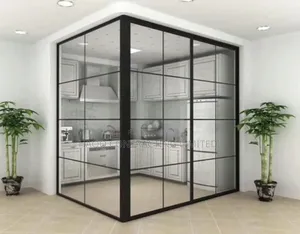 Aluminium Glass Partitioning,Thickness 15mm,Office Partition