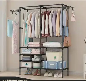 Open Portable Wardrobe Strong Steel