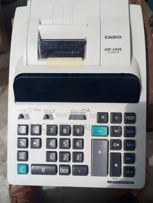 Mini-Casio Electronic Calculator Desktop Printer 14 Digits
