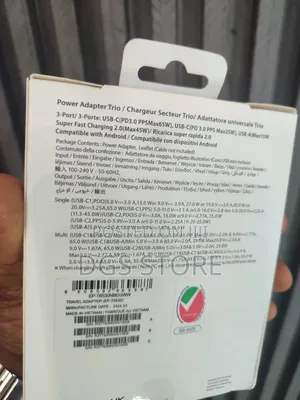Samsung 65w PD Power Adapter Trio Charger