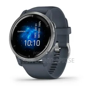 Garmin Venu2 Silver Stainless Steel Bezel With Silicone Band