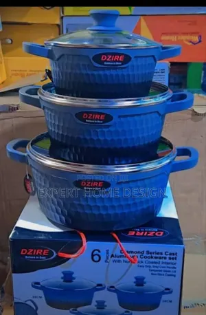 6 Pieces Diamond Cookware Set