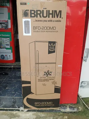 Bruhm BFD-200MD Double Door Refrigerator