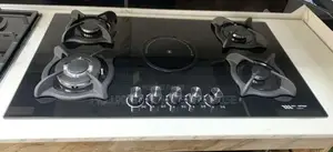 4 Gas and 1 Electric Burner