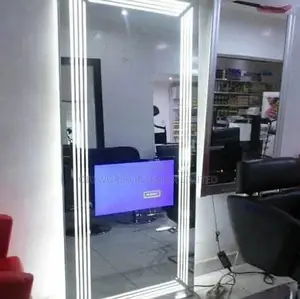 Salon Mirror With Tv