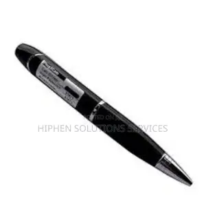 Black Pen Camera With Shutter Full HD 1080P for Security