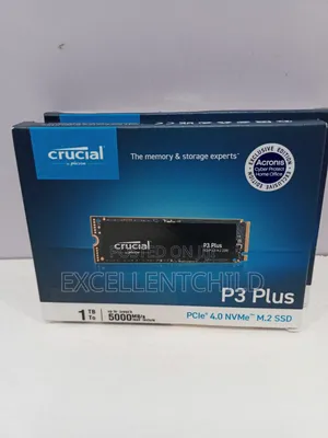 Crucial 1tb P3 Plus Upto 5000mb/S Pcle 4.0 Nvme M.2 Ssd