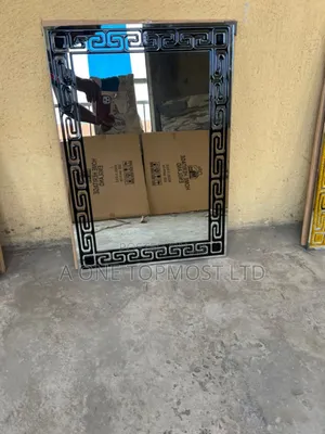 Mirror (Black Design) 70 by 50cm