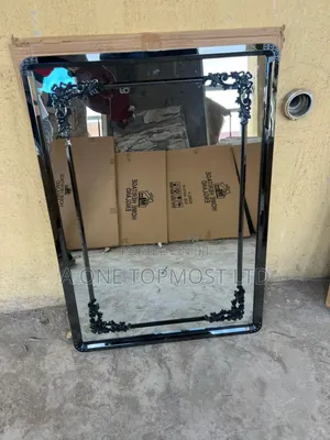 Mirror (Black Design)70 by 50cm
