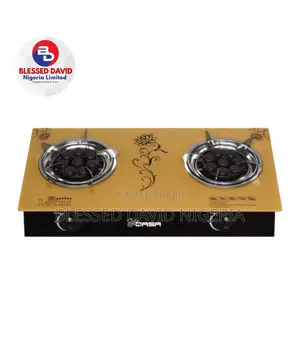 QASA Dual Burner Table Gas Cooker - QGC-2BG Lotus