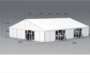 500 People Large Marquee Tent Design and Construction