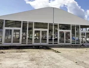 Luxury Arcum Marquee Tent With Glass Wall Construction
