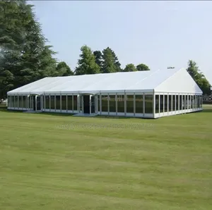 300 People White High Quality Marquee Tent Fabrication