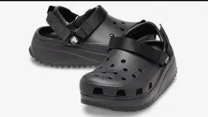 Original Plain Black Classic Hikers Crocs