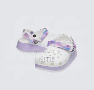 Original Hikers Crocs. White and Lavender