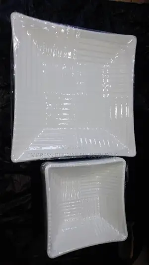 12 Pieces Unbreakable Plates-6 Flats and 6 Deep
