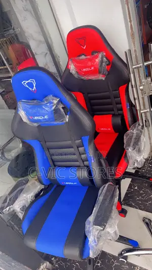 Furgle Computer Racing Gaming Ergonomic Chair + Footrest