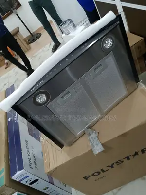 Polystar 60cm 4 Burner Kitchen Smoke Rangehood