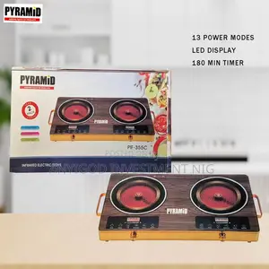 Pyramid Inferred Double Burner Electric Cooker 4000watts