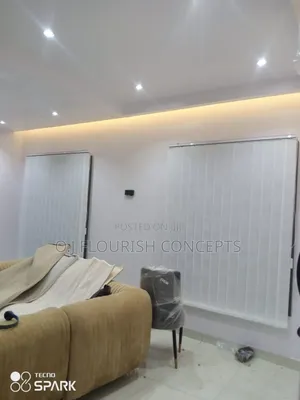 Pure White Vertical Window Blinds