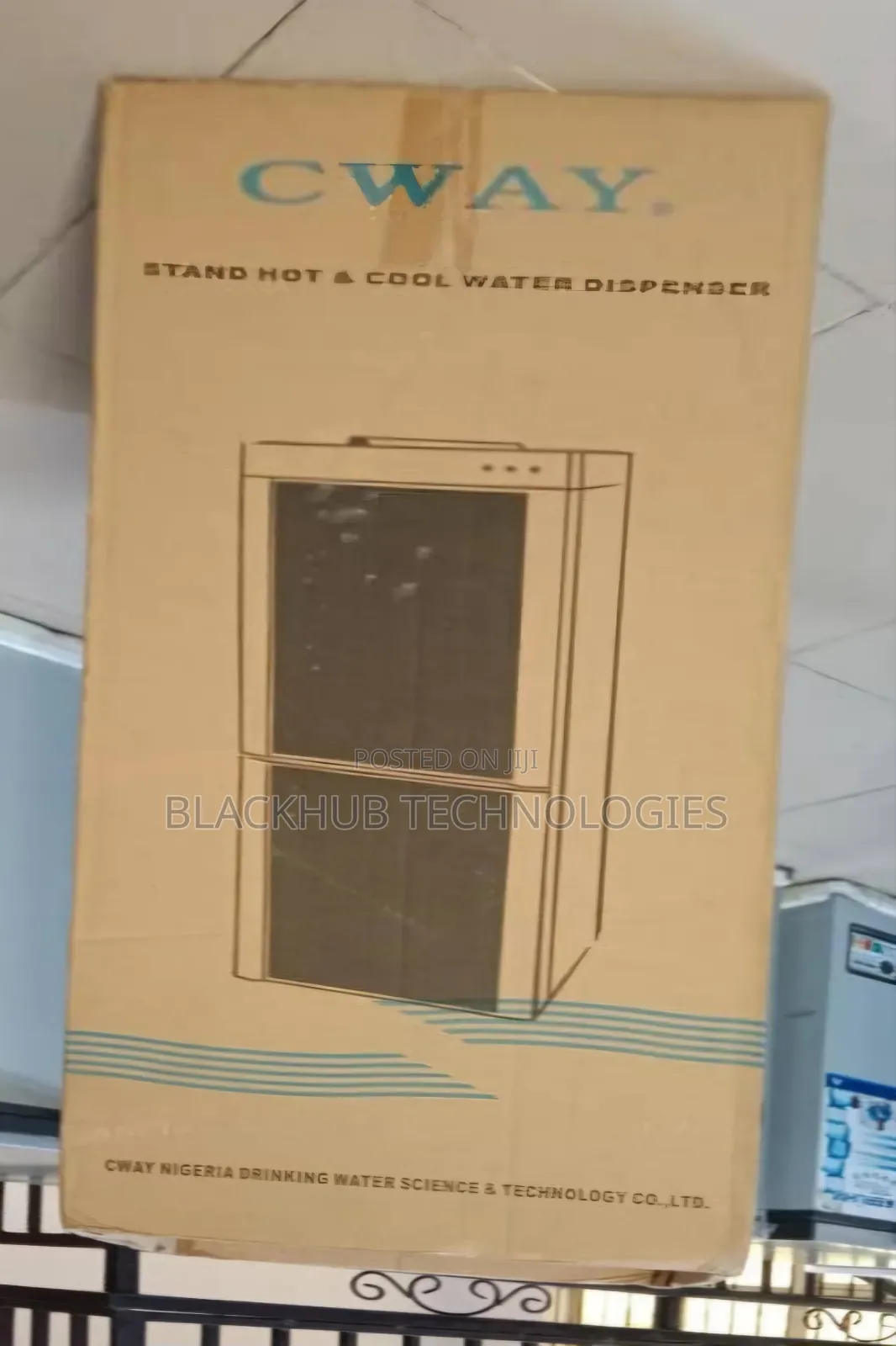 Cway Water Dispenser + Fridge - Ruby 3f 58b20hl Black