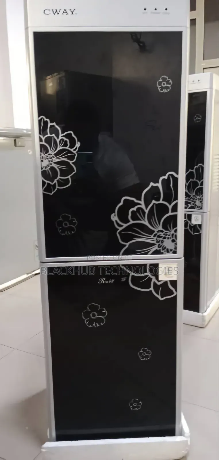 Cway Water Dispenser + Fridge - Ruby 3f 58b20hl Black