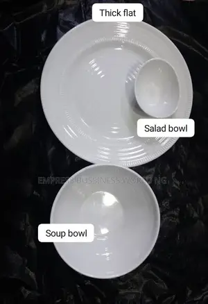 18 Pieces Set of Unbreakable Plates
