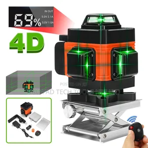 4D 16 Lines Laser Level Distance Meter With Remote Control