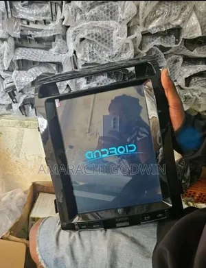 Toyota Land Cruiser Tesla Navigation Screen