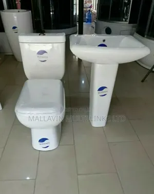 Complete Set Wc, Wash Hand Basin and Pedestal