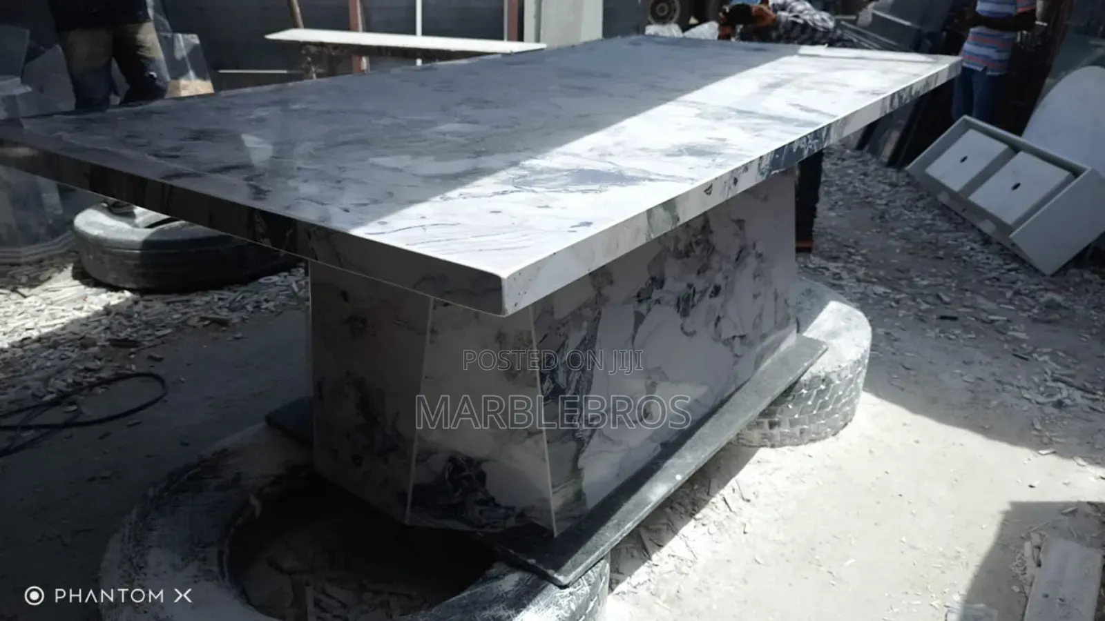 Mb97. Marble Stone Dining Table