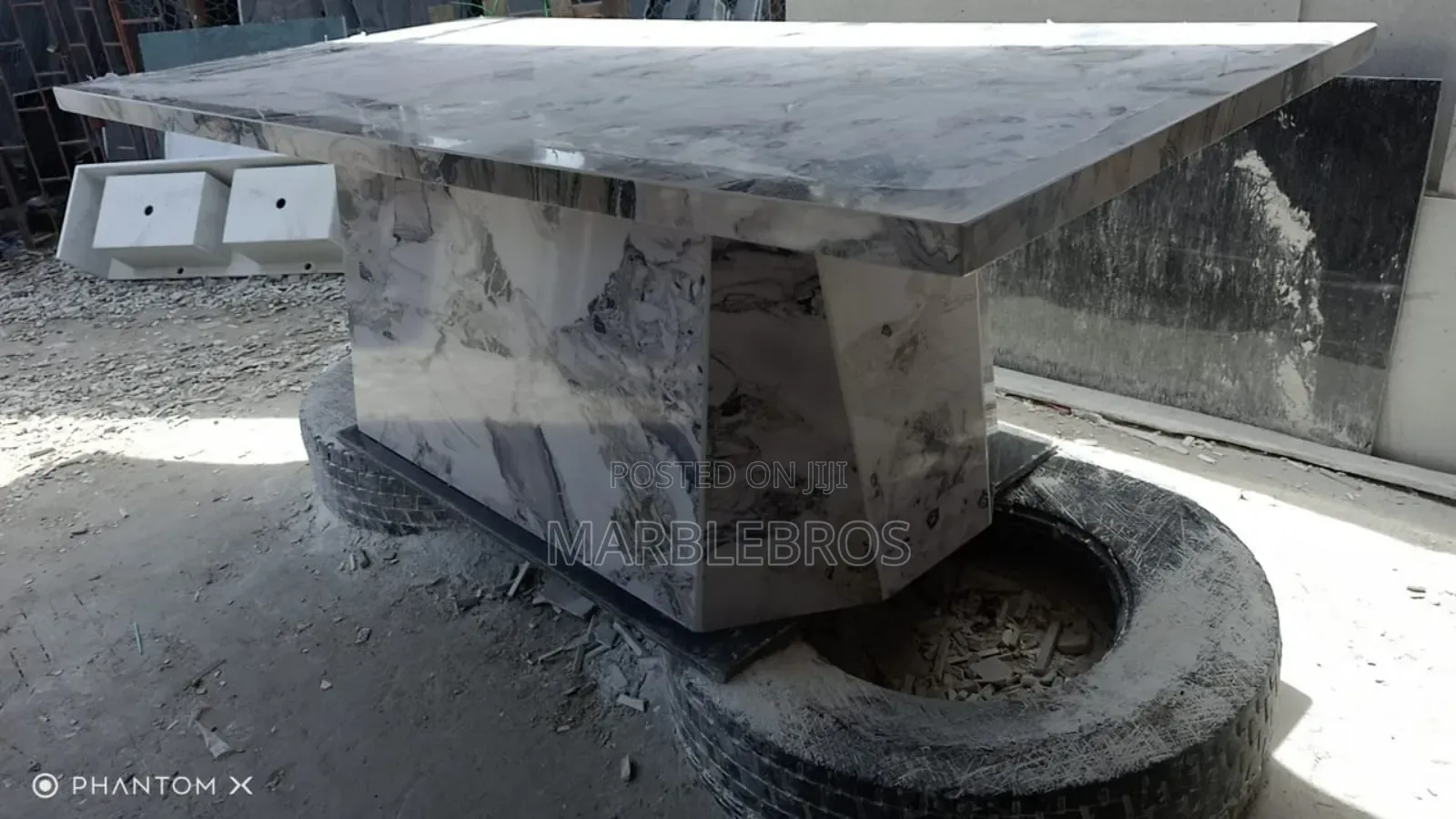 Mb97. Marble Stone Dining Table