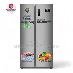 Scanfrost 450L Side by Side Inverter Refrigerator - SFSBS450