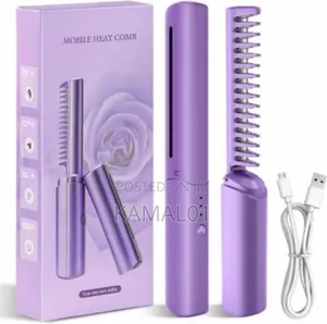 2 in 1 Rechargeable Hair Straightner Comb
